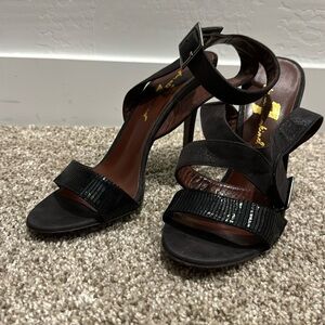 7 All Mankind Black Heels
